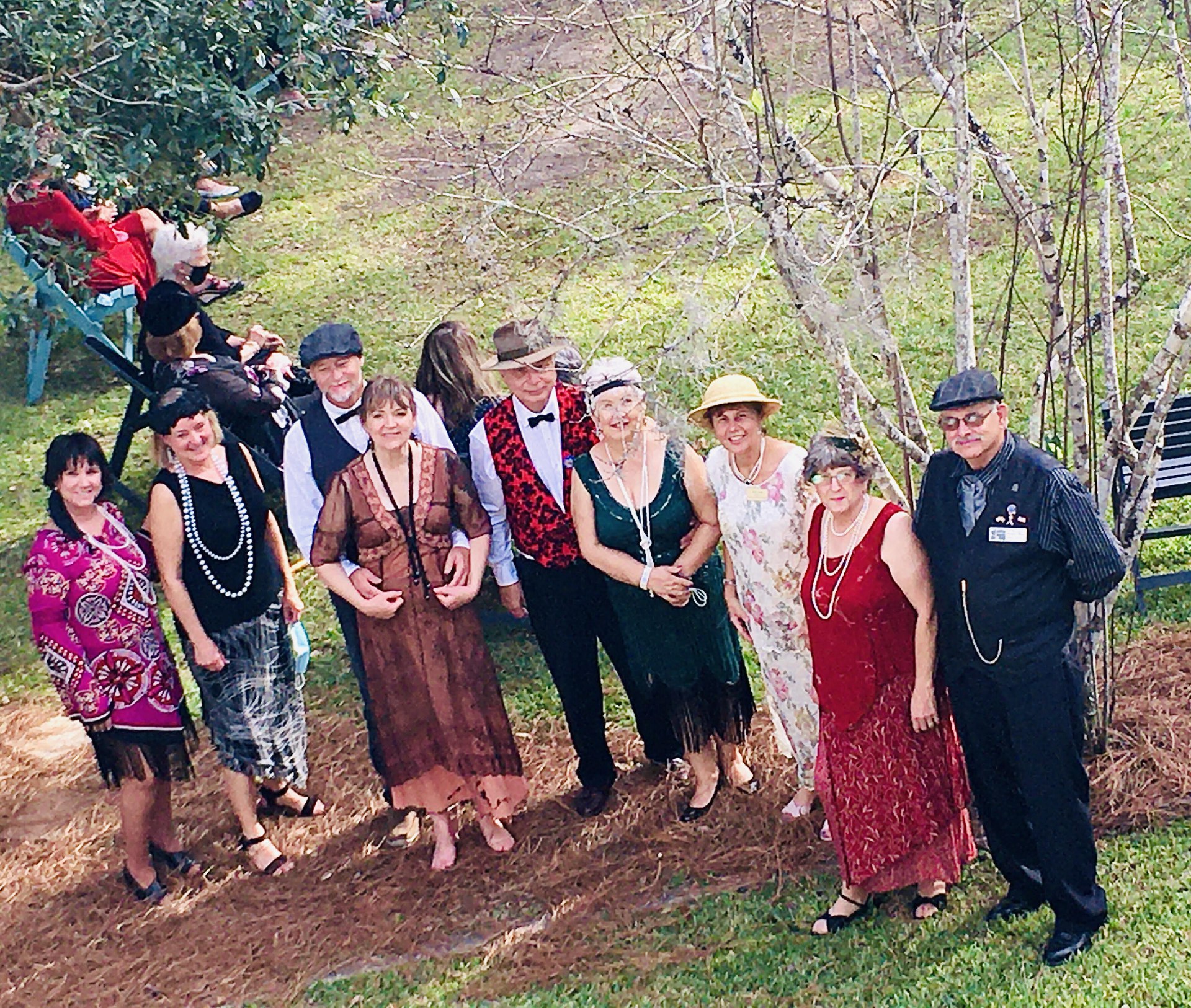 Swift-Coles Home volunteers in 1920's clothes