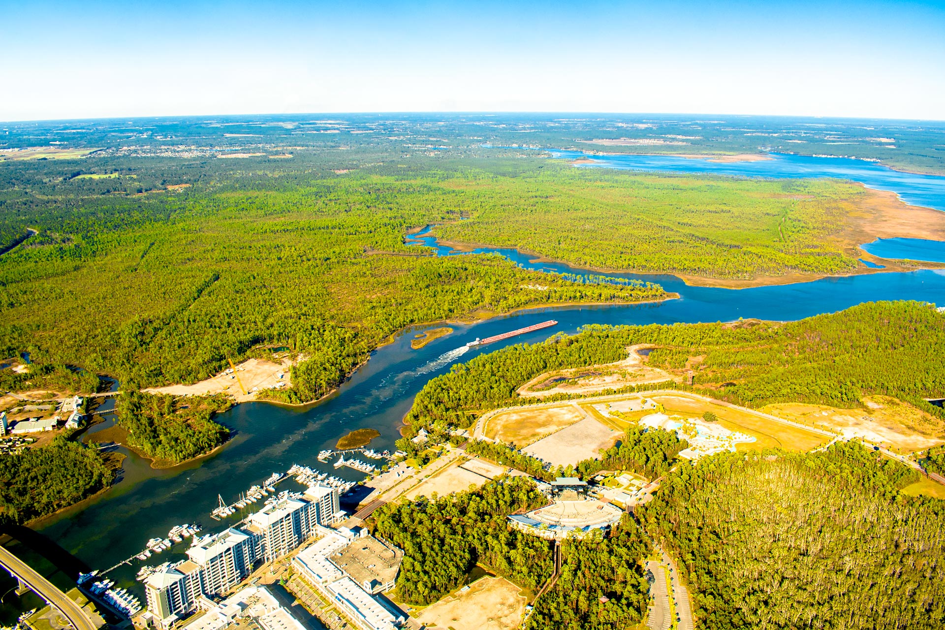 The Canal from above